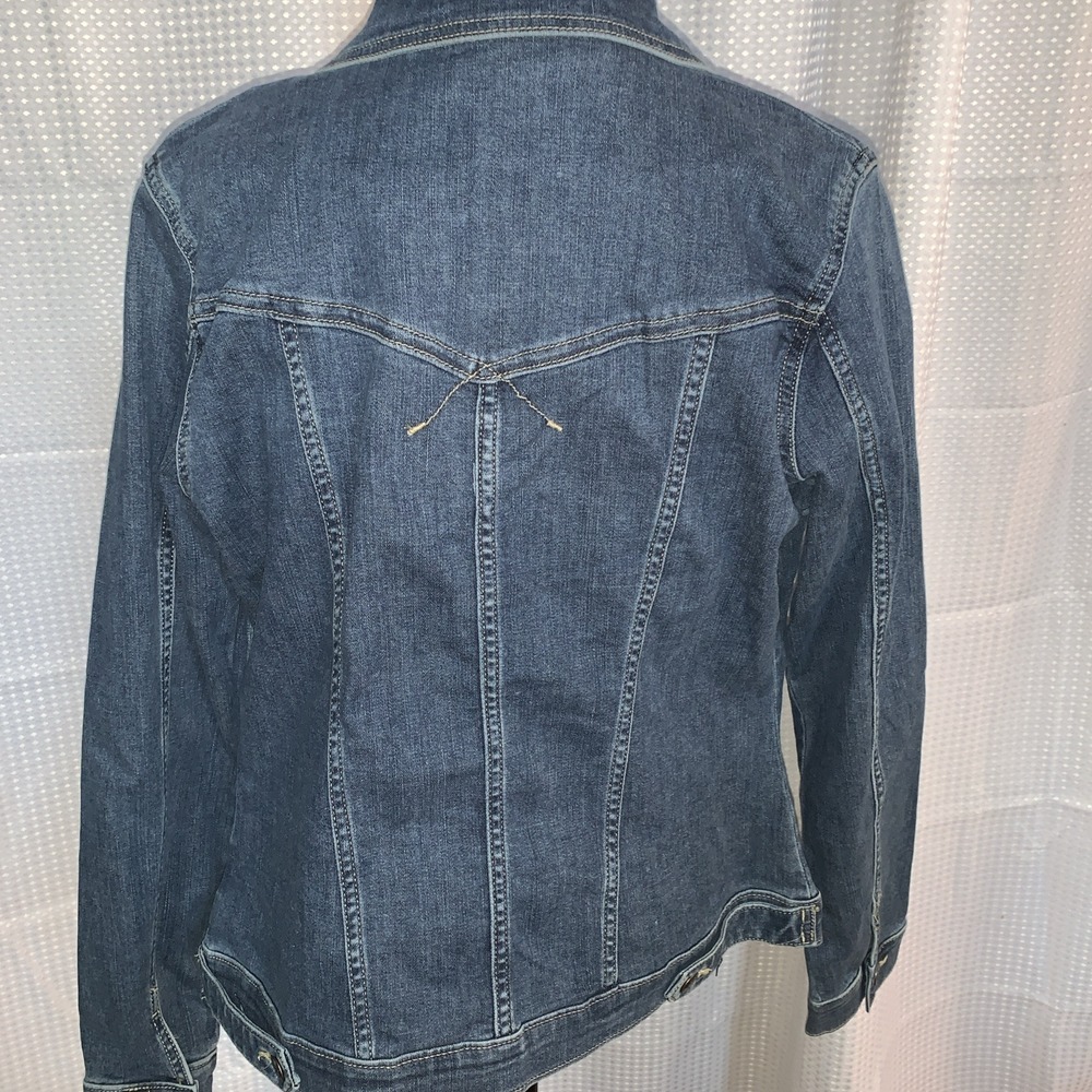 Lee Riders Jean Jacket Womens XS Indigo Blue‎ Casual Western - Picture 9 of 11